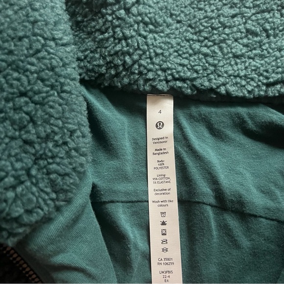 Lululemon Cinchable Fleece Zip Up - Picture 3 of 8